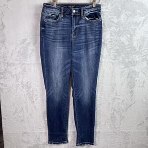 Judy Blue Dark Wash Blue Boyfriend Jeans